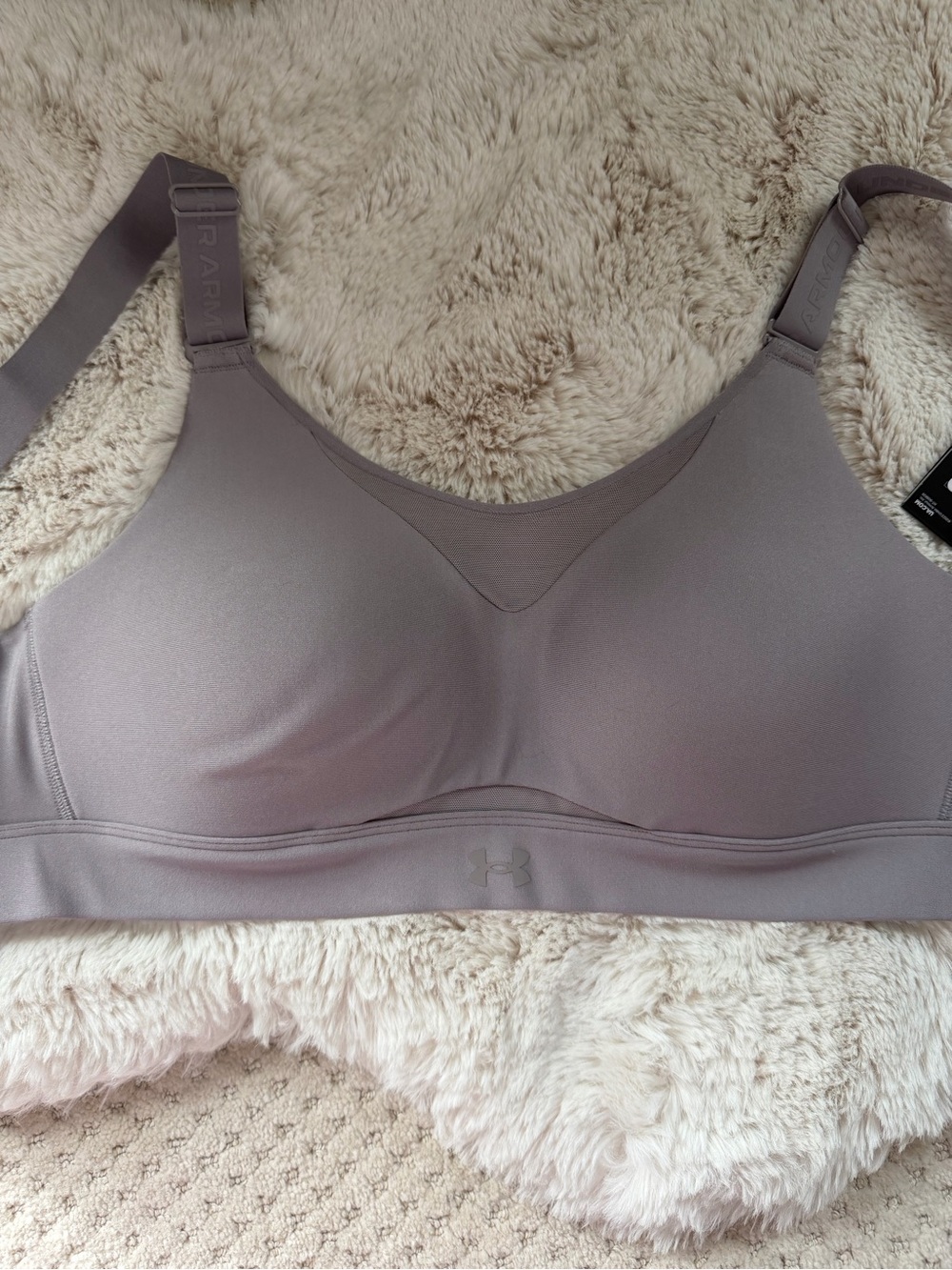 Under Armour Wireless Light Mauve Sports Bra